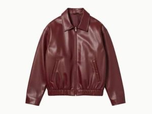 Classic Black Leather Jacket - 4
