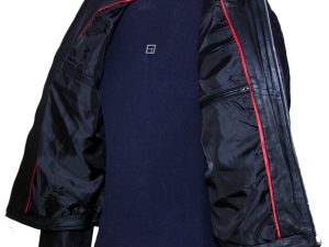 Classic Black Leather Jacket - 2