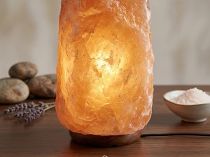 Glowing Himalayan Crystal Salt Lamp