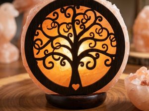 Tree of Life Heart Glow Decorative Salt Lamp